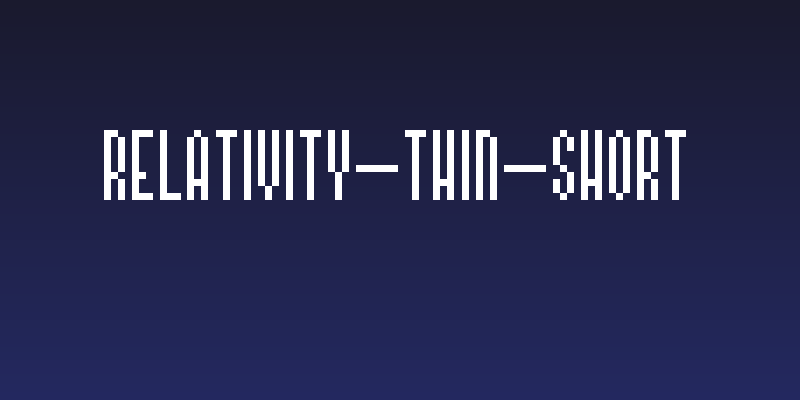 Relativity-Thin-Short Social Header