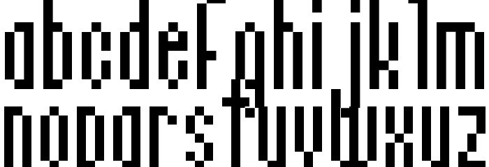 Relativity-Thin-Short Font LOWERCASE