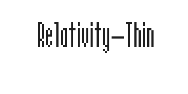 Relativity-Thin Logo