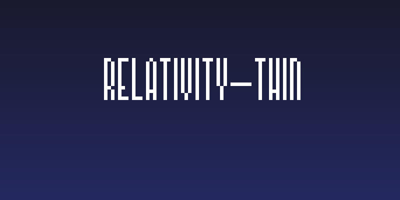 Relativity-Thin Social Header