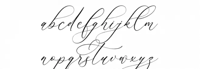 Relatta Saidnolia Script Fuentes MINÚSCULAS