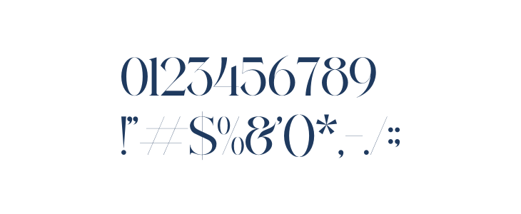 Relatta Saidnolia Serif Other Characters