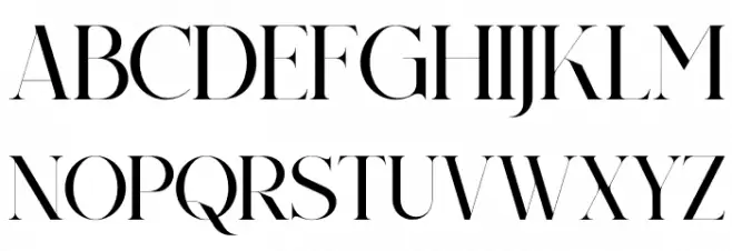 Relatta Saidnolia Serif फ़ॉन्ट अपरकेस