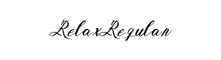 Relax Regular  لخطوط تنزيل