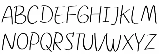 Relax Regular Schriftart Groß