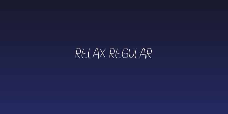 Relax Regular Social Header