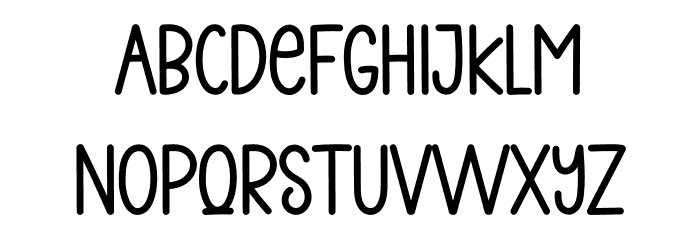Relax Schriftart Groß