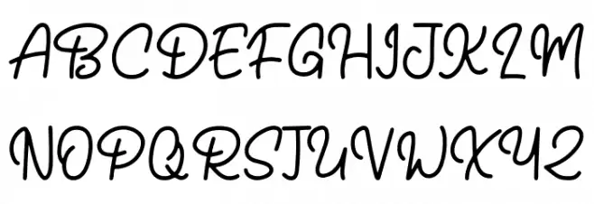 Relaxing 字体 大写