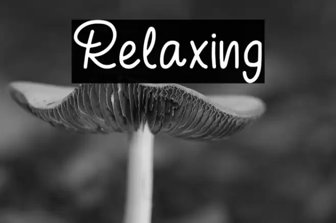 Relaxing Font examples