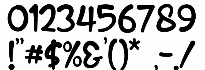 Relaxnes Font OTHER CHARS