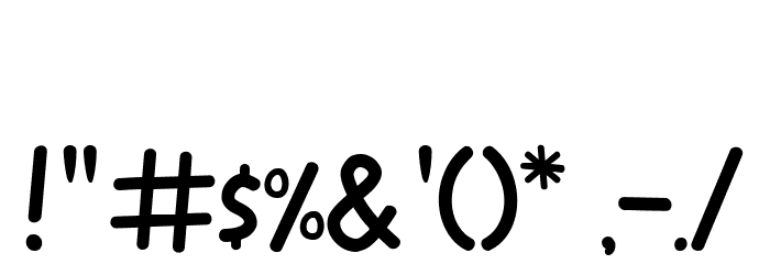 RelayfunDEMO Font OTHER CHARS