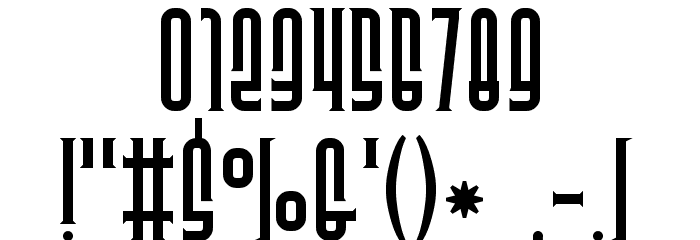 Releaser Serif Font OTHER CHARS