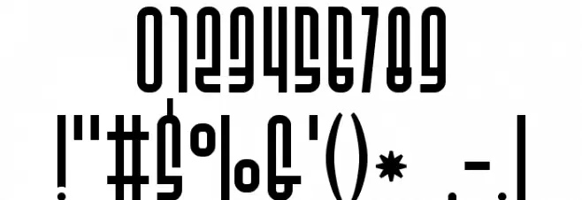 Releaser フォント その他の文字