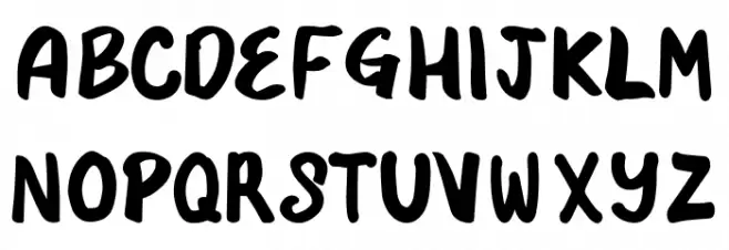 Relentless Font Litere mici