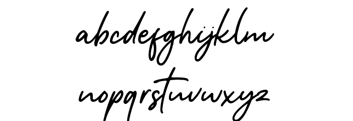 Relettered Font LOWERCASE