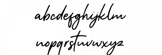 Relettered Font LOWERCASE