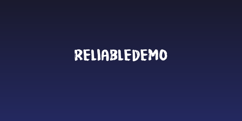 ReliableDEMO Social Header