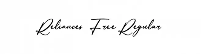 Reliances Free Regular  Frei Schriftart Herunterladen