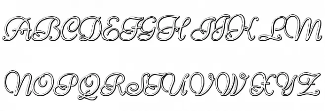 Reliant Beveled Шрифта ВЕРХНИЙ