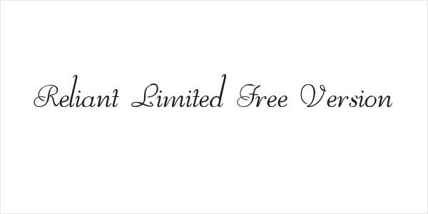 Reliant Limited Free Version Logo