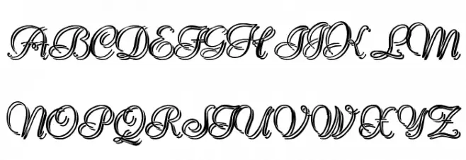 Reliant Shadow Free Font Litere mari