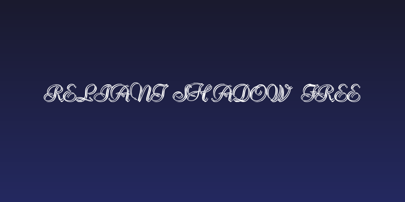 Reliant Shadow Free Social Header