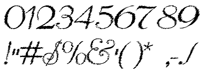 Reliant Trash Font OTHER CHARS