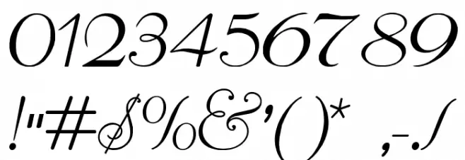 ReliantLimitedFreeVersion Font OTHER CHARS