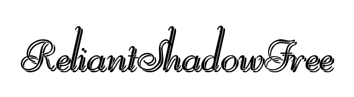 ReliantShadowFree Font
