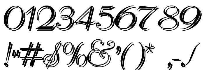 ReliantShadowFree Font OTHER CHARS