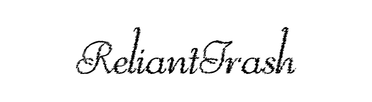 ReliantTrash Font