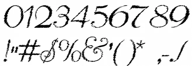 ReliantTrash Font OTHER CHARS