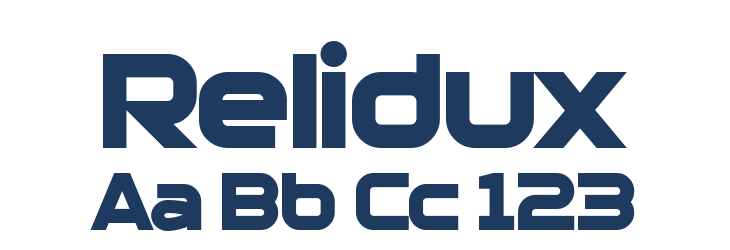 Relidux Font Preview