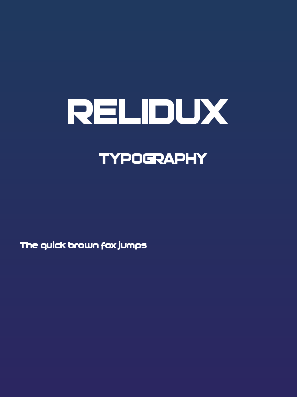 Relidux Poster