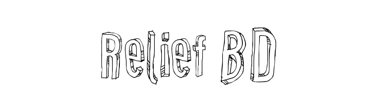 Relief BD  Descarca Fonturi Gratis