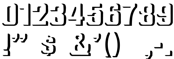 Relief Grotesk Bold Font OTHER CHARS