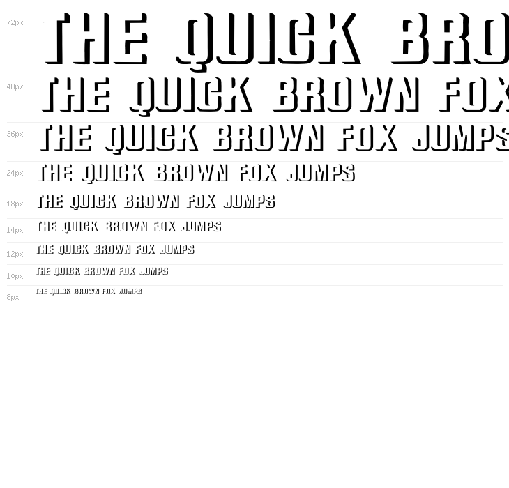 Relief Grotesk Bold Waterfall