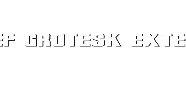 Relief Grotesk Extended Logo