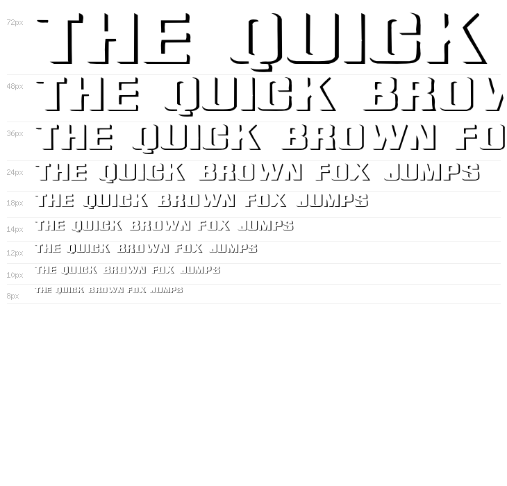 Relief Grotesk Extended Waterfall