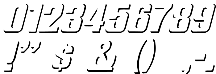 Relief Grotesk Italic Font OTHER CHARS