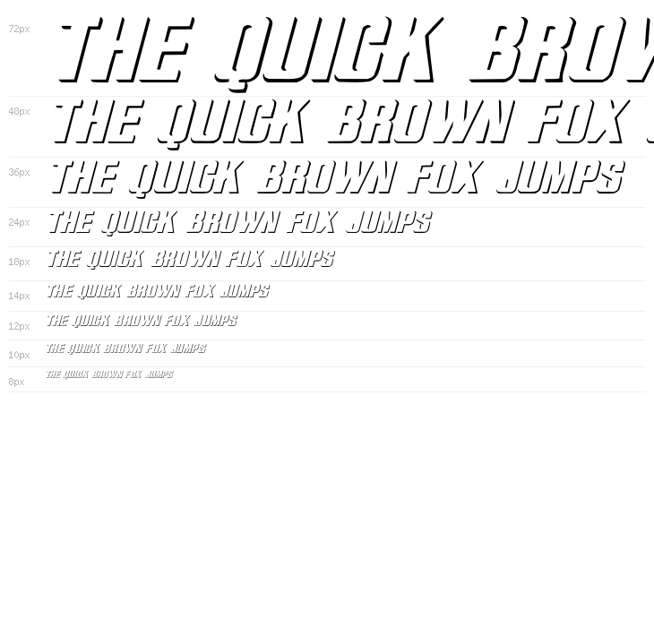 Relief Grotesk Italic Waterfall