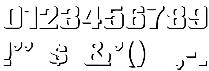 Relief Grotesk Wide Font OTHER CHARS