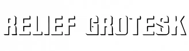 Relief Grotesk  免费字体下载