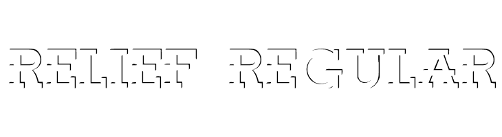 Relief Regular  Fuentes Gratis Descargar