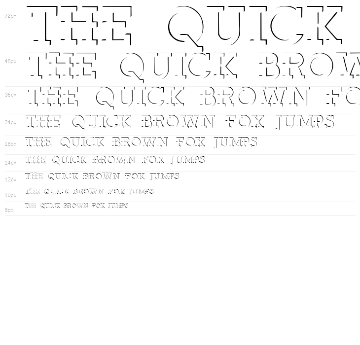 Relief Regular Waterfall