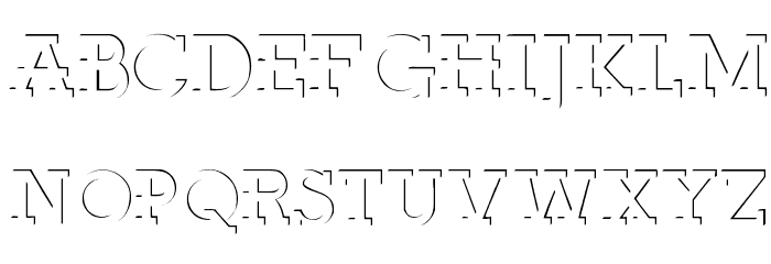 Relief Regular Polices MINUSCULES