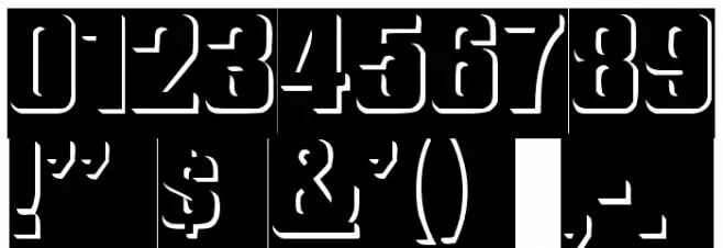 Relief Reverse خط محارف أخرى