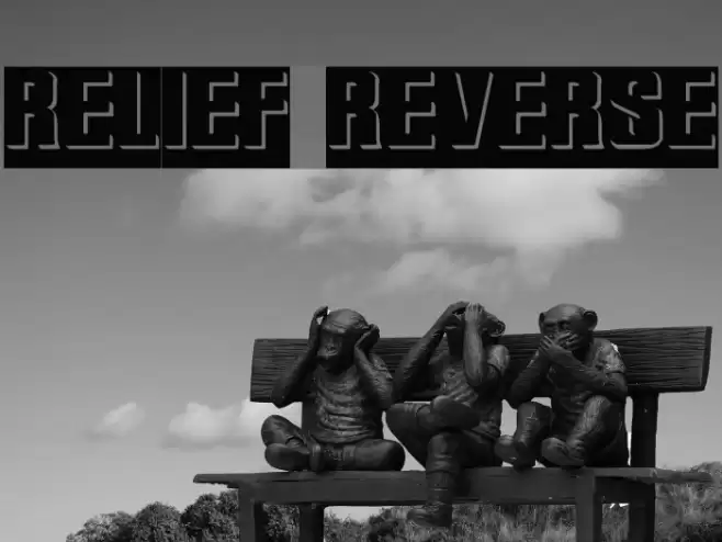Relief Reverse خط examples