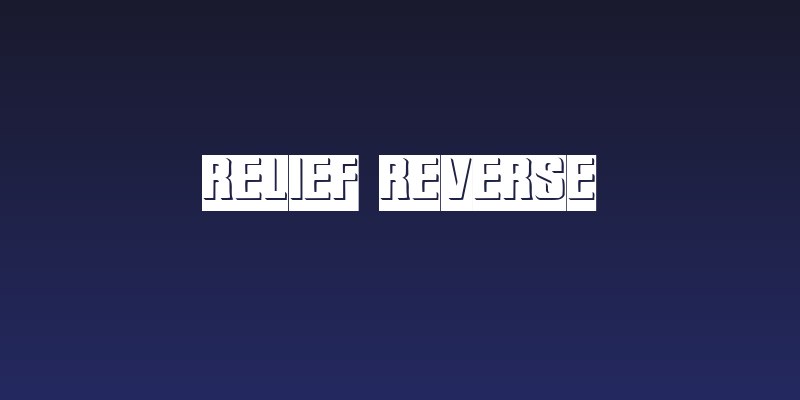 Relief Reverse Social Header