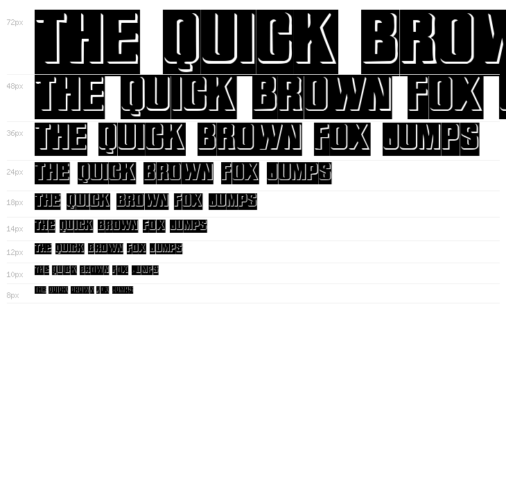 Relief Reverse Waterfall